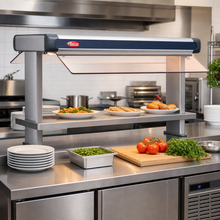 Product image #2 for Hatco Glo-Ray Designer Unlighted Dual Infrared Strip Heater, 75-1/2 Inch Wide, 6 Inch Spacing, 208V, 2550W
