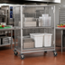 Thumbnail image #2 for Metro Super Erecta Standard Duty Mobile Security Cage, Stainless Steel Finish, 40-3/4 x 33-1/2 x 62 Inches