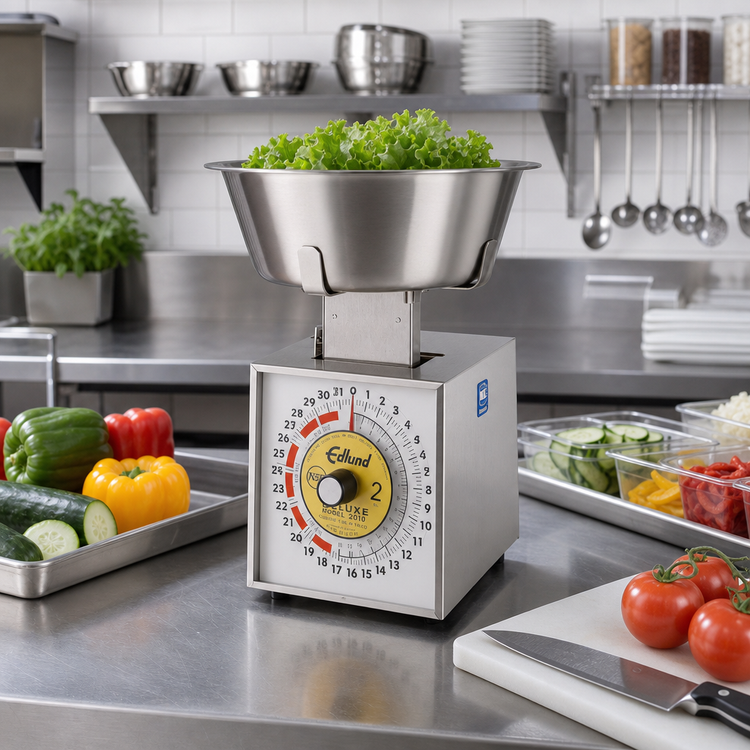 Product image #2 for Edlund Premier Series Deluxe Over & Under Portion Scale with Removable 3-Qt Bowl, 32 oz x 1/4 oz