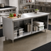 Thumbnail image #2 for Advance Tabco Special Value Economy Flat Top Open Base Stainless Steel Work Table, 120 in. W x 30 in. D