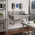 Thumbnail image #2 for Advance Tabco Wall Mounted Multiwash Hand Sink with 2 Electronic Faucets, 40-Inch Wide, 304 Stainless Steel
