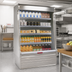 Thumbnail image #2 for Howard-McCray 35E Series Dairy Open Merchandiser, 75 in. Wide, Self-Contained, LED, Stainless Steel