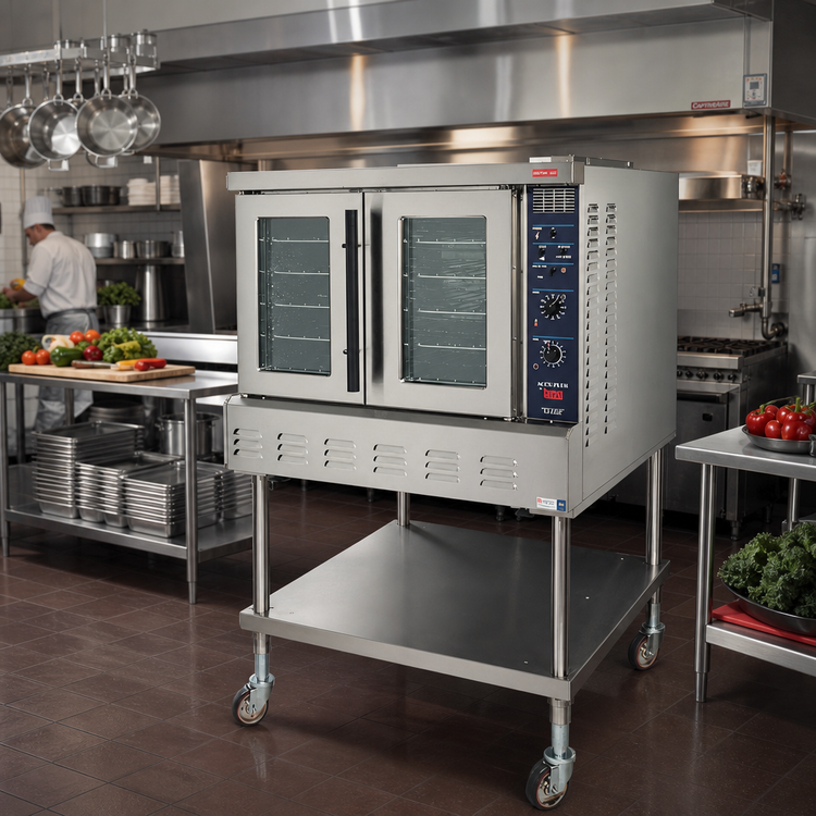 Product image #2 for Lang Strato Series Full-Size Single-Deck Gas Convection Oven with Solid State Controls
