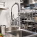 Thumbnail image #2 for T&S Brass EasyInstall Mini Wall-Mount Pre-Rinse Unit with 12-Inch Swivel Add-On Nozzle, 8-Inch Centers