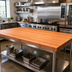 Thumbnail image #2 for Boos Block American Cherry Edge Grain Kitchen Countertop, 96 x 42 x 2-1/4 Inch, Penetrating Oil Finish