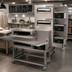 Thumbnail image #2 for Lincoln Impinger II Triple-Stack Gas Conveyor Pizza Oven Package with easyTouch Controls