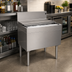 Thumbnail image #2 for Glastender 24-Inch Underbar Ice Bin with Sliding Stainless Steel Cover, 67 lb Capacity