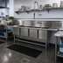Thumbnail image #2 for Spec-Master FN2080-4-14/3 Four-Compartment Stainless Steel Commercial Sink