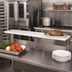 Thumbnail image #2 for Advance Tabco Triumph (Supreme) Stainless Steel Carving Station Shelf with Removable 3/8 Inch White Poly Cutting Board, 62-7/16 Inch x 10 Inch