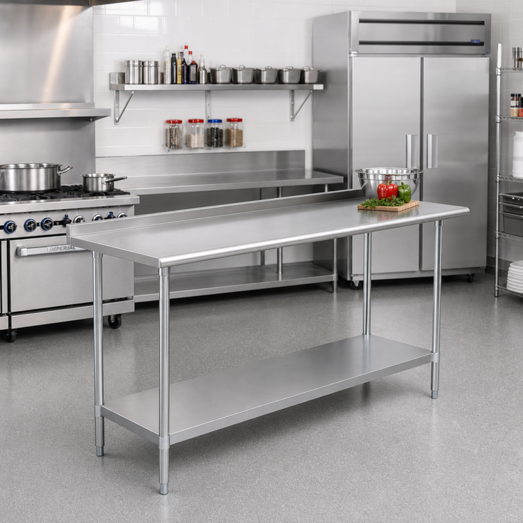 Product image #2 for Serv-Ware 60-Inch Turn-Up Work Table, 24-Inch Deep