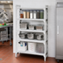 Thumbnail image #3 for Cambro Camshelving Premium 4-Shelf Solid Stationary Starter Unit, 18 x 60 x 72 Inches, Speckled Gray
