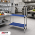 Thumbnail image #2 for Eagle Group QuadPlus Solid Polymer Shelf Mat with Quad-Adjust Frame, 42 x 24 Inches, Blue