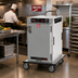 Thumbnail image #3 for Metro HotBlox Insulated Narrow 8-Pan Half-Height Heated Transport Cabinet with Solid Door and Analog Controls