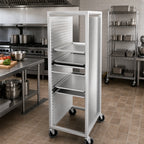 Thumbnail image #2 for Channel Manufacturing 620 Semi-Enclosed Aluminum Bun Pan Rack, End-Load, 40-Pan Capacity, 21 x 26 x 70 Inches