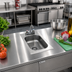 Thumbnail image #2 for Eagle Group Self-Rimming Drop-In Sink, 1 Compartment, 10