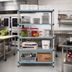 Thumbnail image #2 for MetroMax Q 5-Shelf Starter Polymer/Wire Shelving Unit, 60W x 21D x 74H Inches