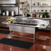 Thumbnail image #2 for John Boos Pro-Bowl 3-Compartment Floor Model Stainless Steel Sink with Dual Drainboards and 14-Inch Deep Bowls
