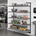 Thumbnail image #2 for Cambro Camshelving Basics Plus 5-Shelf Vented Add-On Shelving Unit, 21 x 48 x 72 Inches, Brushed Graphite