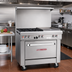 Thumbnail image #2 for Southbend Ultimate 36-Inch Gas Restaurant Range with 2 Non-Clog Burners, 24-Inch Thermostatic Griddle and Cabinet Base