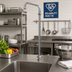 Thumbnail image #2 for T&S Brass Elevated Deck Mount Swing Nozzle with 12-Inch Spout