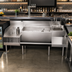 Thumbnail image #2 for Krowne Royal Series 72-Inch Underbar Ice Bin/Cocktail Station with Recessed Drainboard, 36-Inch Ice Bin, 18-Inch Blender Station with Dump Sink, 10-Circuit Cold Plate, and 110-Lb Ice Capacity