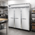 Thumbnail image #2 for Continental Refrigerator 3FSNSA Three-Section Shallow Depth Reach-in Commercial Freezer with Solid Doors