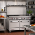 Thumbnail image #2 for Southbend S-Series 48-Inch Gas Restaurant Range with Griddle, Convection Oven and Cabinet Base