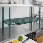 Thumbnail image #2 for Eagle Group QuadPlus QPF-QA1842VG-GL Vented Green Polymer Shelf Mat with Wire Frame, 42 x 18 Inches Case of 4