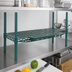 Thumbnail image #2 for Eagle QuadPLUS Louvered Polymer Shelf Mat with Wire Quad-Adjust Frame, 42 x 18 Inches, Green