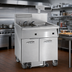 Thumbnail image #2 for Imperial Electric Floor Fryer with Built-In Filter System, Dump Station, and 75 lb. Capacity
