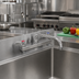 Thumbnail image #2 for BK Resources Evolution Deck Mount Manual Faucet with 8-Inch Centers and 6-Inch Swing Spout