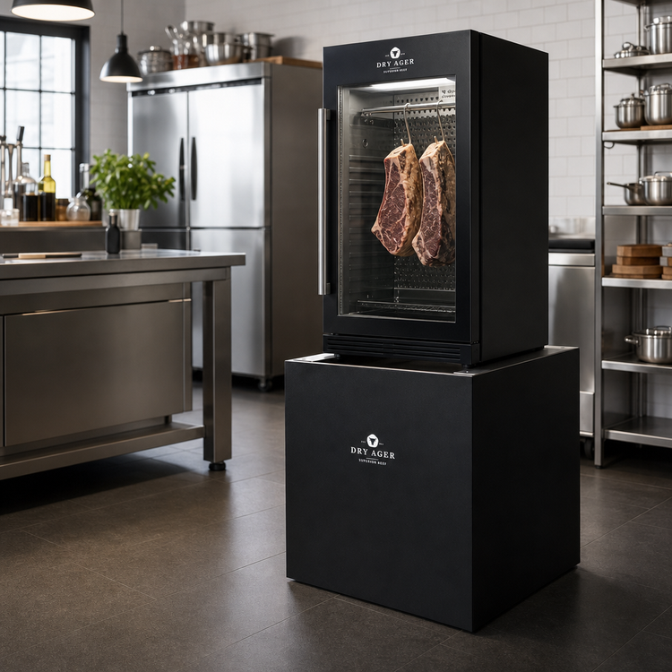 Product image #2 for DRY AGER DU0080 Height-Adjustable Podium Stand for Free-Standing Curing Cabinets