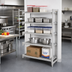 Thumbnail image #3 for Cambro Camshelving Premium 5-Shelf Vented Add-On Polymer Shelving Unit, 24