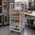 Thumbnail image #2 for Channel Manufacturing 413A-DOR Double Section Side-Loading Aluminum Oven Rack, 24-Pan Capacity