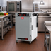 Thumbnail image #3 for Metro HotBlox™ Narrow 8-Pan Pass-Thru Undercounter Heated Holding Cabinet with Solid Front & Rear Doors