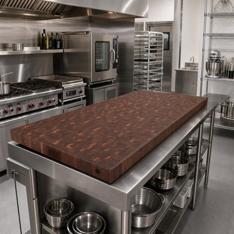 Product image #2 for Boos Block American Black Walnut End Grain Island Countertop, 60 x 27 x 3 Inches