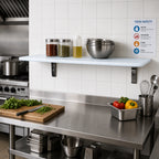 Thumbnail image #2 for Eagle Group DSP-1036 36 x 10 in. Wall-Mounted Poly Drop Shelf, 80 lb. Capacity
