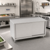 Thumbnail image #2 for John Boos Enclosed Work Table with Sliding Doors, 84 x 36-Inch, 14-Gauge 300 Series Stainless Steel Top, 1-1/2-Inch Rear Riser