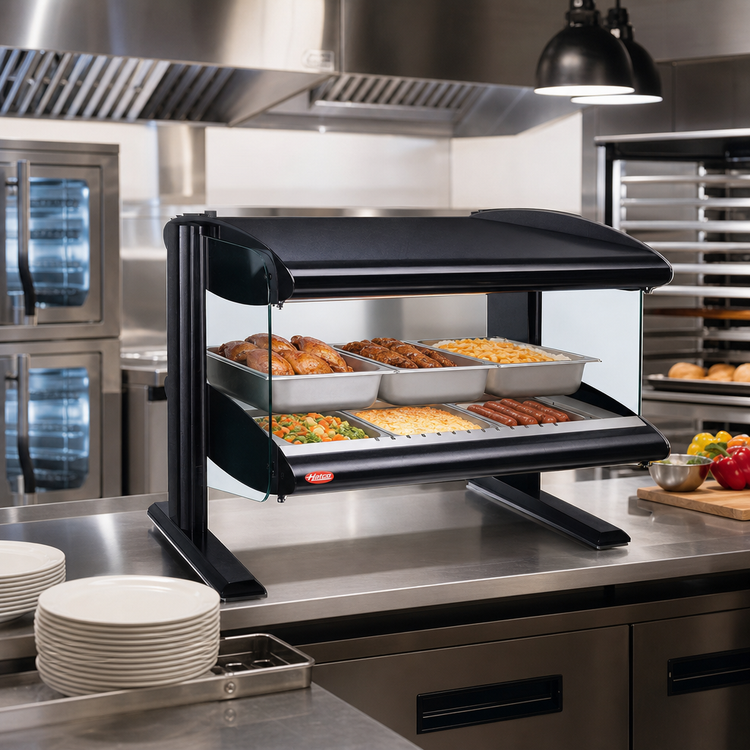 Product image #2 for Hatco Spot On 30-Inch Horizontal Countertop Heated Zone Merchandiser Hot Food Display