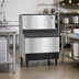 Thumbnail image #2 for Hoshizaki KM-301BWJ Water-Cooled Cube-Style Ice Machine with 100 lb Built-In Storage Bin