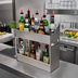 Thumbnail image #2 for Advance Tabco Special Value Underbar Basics Double-Tier Stainless Steel 48-Inch Speed Rail