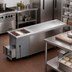 Thumbnail image #2 for Randell 43 Inch Drop-In Refrigerated Frost Top with 3 Pan Capacity
