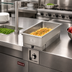 Thumbnail image #2 for Wells Top-Mount Built-In Electric Hot Food Well, Single 4/3-Size Pan, Wet/Dry Operation