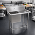 Thumbnail image #2 for John Boos Pro-Bowl 1-Compartment Stainless Steel Sink with 30-Inch Right Drainboard and 10-Inch Backsplash