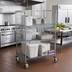 Thumbnail image #2 for Metro Super Erecta Heavy-Duty Slanted Shelf Cart/Truck, 60 x 24 x 62 Inches, 3 Shelves