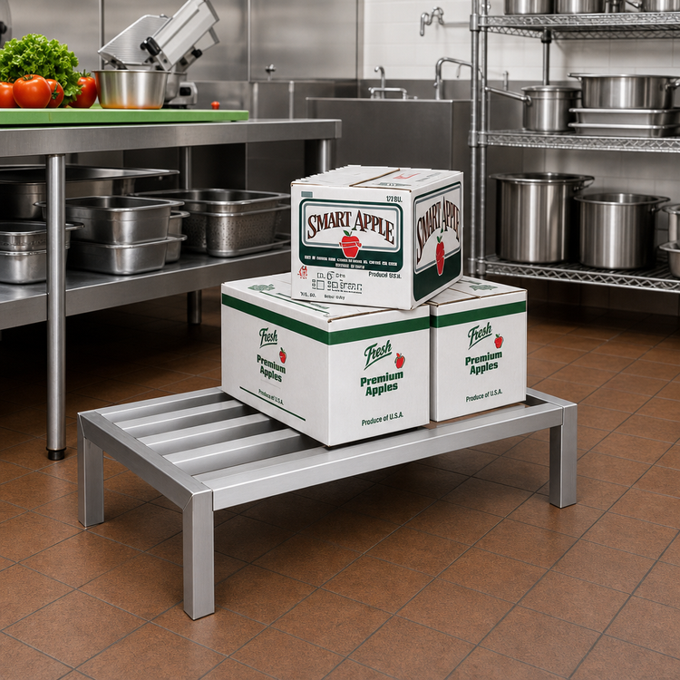 Product image #2 for Lifetime Series Heavy Duty Aluminum Dunnage Rack, 48 x 36 x 12 Inches, 4,000 lb. Capacity