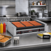 Thumbnail image #2 for Roll-A-Grill 36-Hot-Dog Capacity Roller Grill with 10 GripsIt Coated Rollers