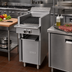 Thumbnail image #2 for Garland Cuisine Series Heavy Duty 18-Inch Gas Charbroiler with Storage Base