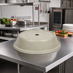 Thumbnail image #3 for Cambro Versa Camcover® 106VS101 Round Fiberglass Plate Cover, 10.4-Inch Inside Diameter, Antique Parchment Case of 12