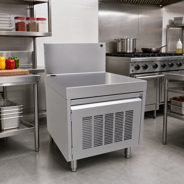 Product image #2 for Stainless Steel POS Cabinet with Locking Louvered Door, 24 x 24 Inches